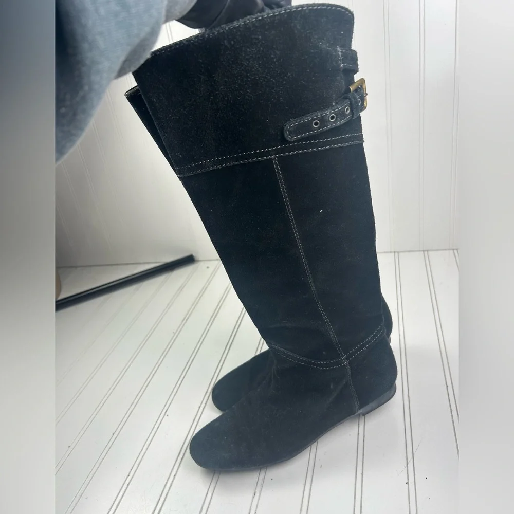 Margaret Howell Minimalist Black Suede Boots Women’s Size 7US 23 JAPAN
